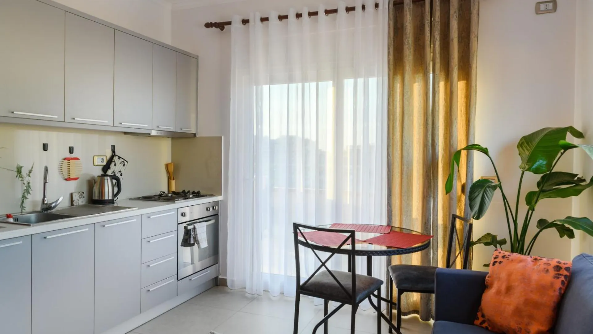 Terrace Tirana Cityscape 2