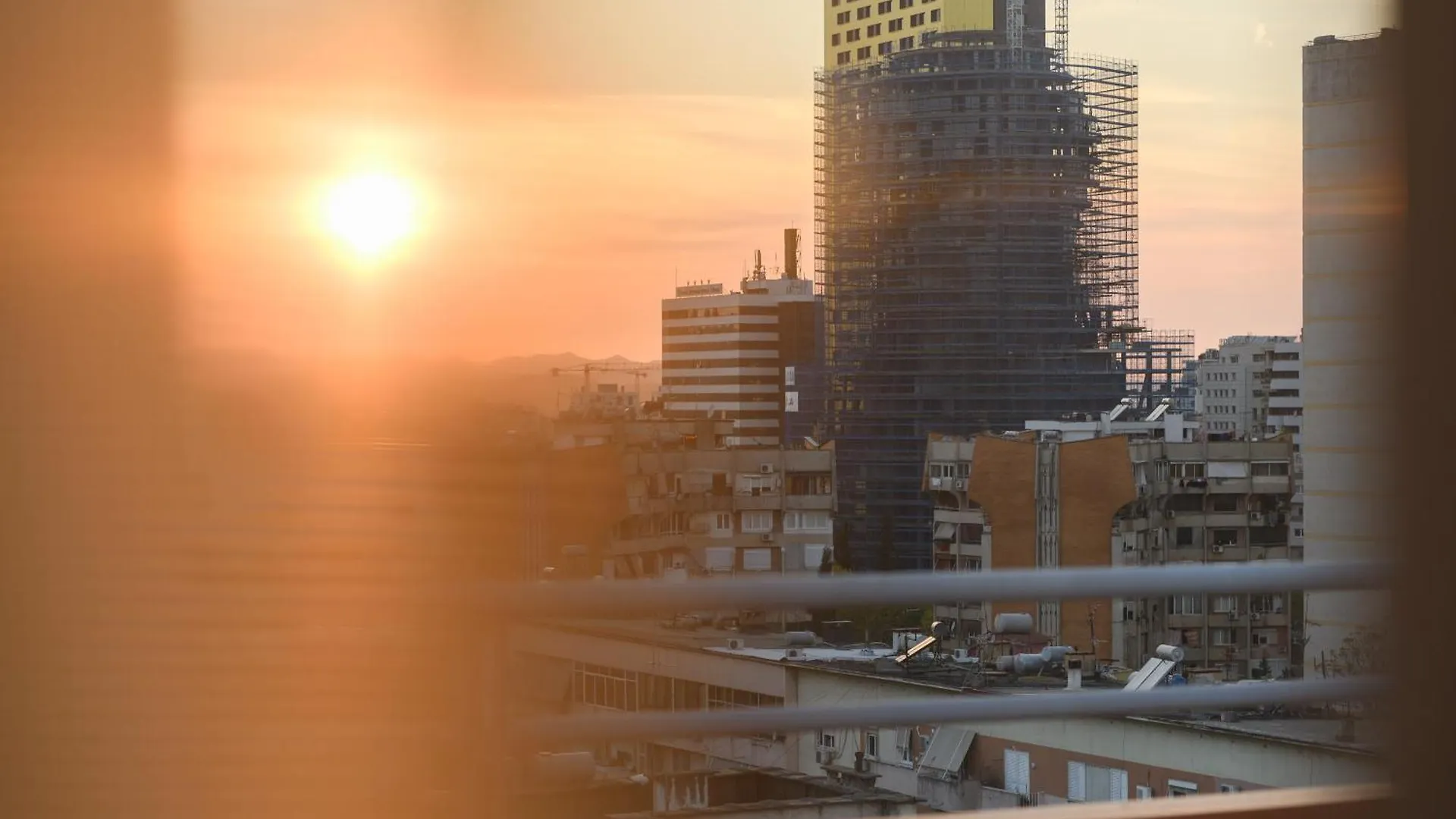 Apartment Terrace Tirana Cityscape 2