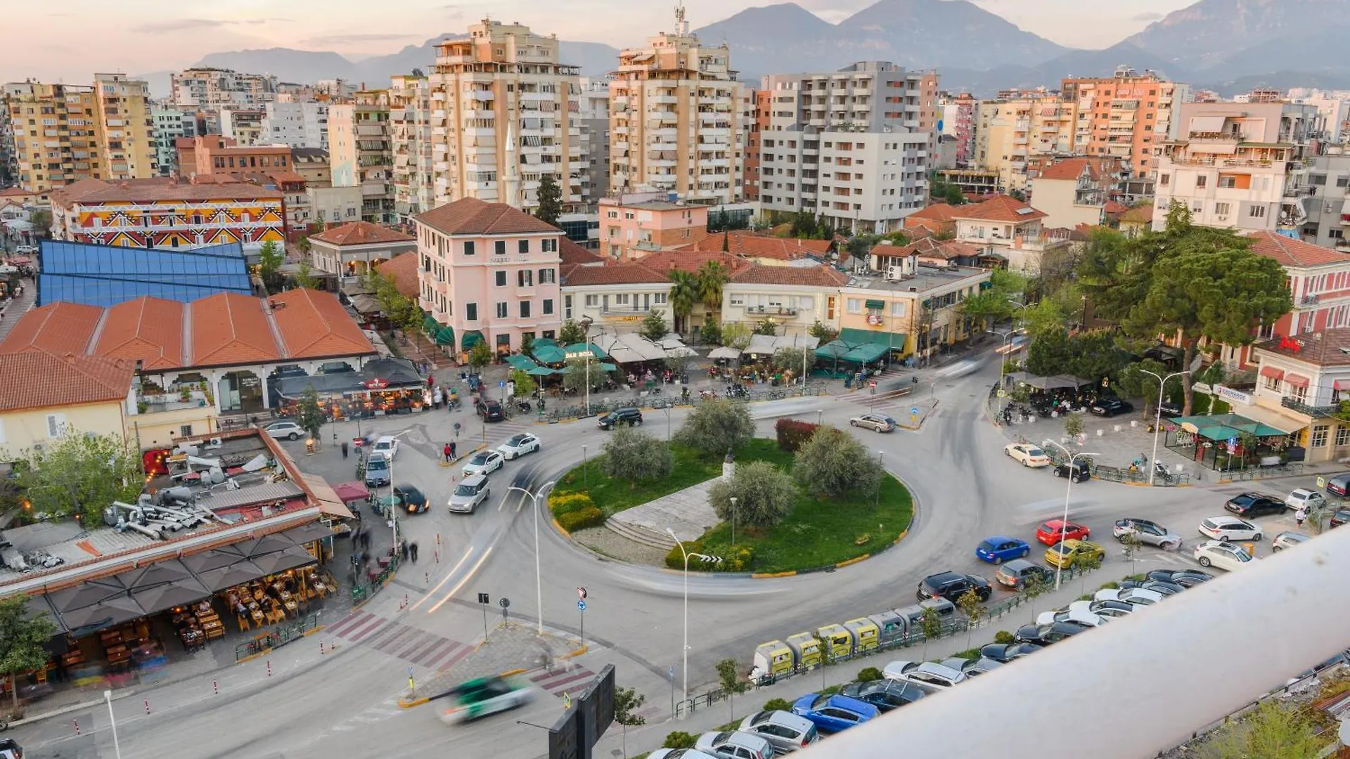 Apartment Terrace Tirana Cityscape 2